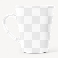 Coffee mug png mockup, transparent design