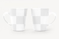 Coffee mug png mockup, transparent design