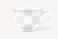 Tea cup png mockup, transparent design