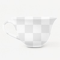 Tea cup png mockup, transparent design