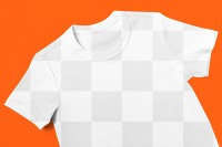 T-shirt png mockup, transparent design