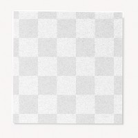 Square poster png mockup, transparent design