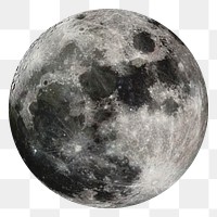 Full moon png sticker, HD graphic, transparent background