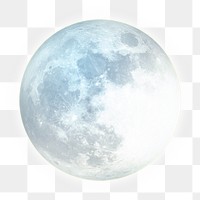 Aesthetic moon png sticker, transparent background