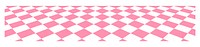 Checkered pattern png border, pink design, transparent background