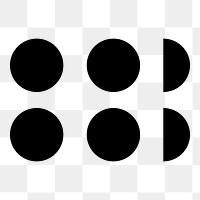 Circle shapes png sticker, transparent background