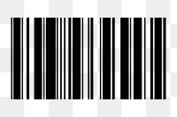 Barcode png sticker, transparent background