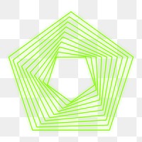 Polygon wireframe png sticker, transparent background