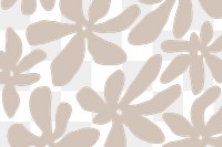 Floral pattern png overlay, transparent background