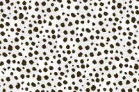 Png doodle dots pattern background, black design, transparent background