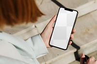 Phone screen png mockup, transparent design 