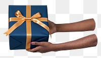 Giving present  png sticker, transparent background