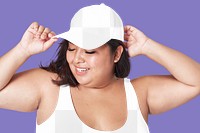 Cap png mockup, swimsuit transparent design