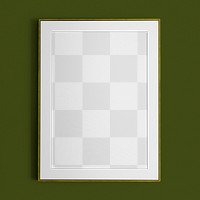 Frame png mockup, transparent design 