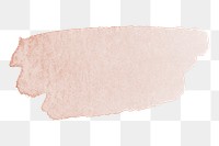 Watercolor brushstroke png sticker, pink, transparent background