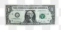 Dollar bill png sticker, transparent background