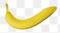 Banana fruit png sticker, transparent background