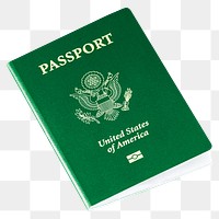 U.S. passport png sticker, transparent background