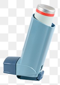 Asthma inhaler png sticker, transparent background