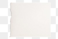 Ripped paper png sticker, white design, transparent background