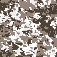 Brown camouflage png pattern sticker, transparent background