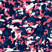 Colorful camouflage png pattern sticker, transparent background