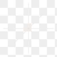Aesthetic starburst png sticker, transparent background