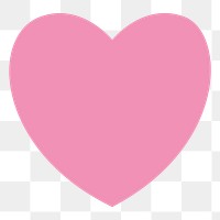 Cute heart png sticker, pastel illustration, transparent background