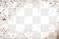 Grunge texture png overlay, transparent background