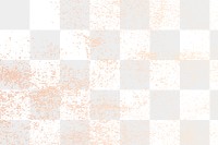 Png peach grunge texture overlay, transparent background