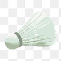 Badminton shuttlecock png sticker illustration, transparent background. Free public domain CC0 image.