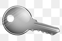 Key png illustration, transparent background. Free public domain CC0 image.