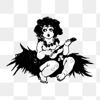 Girl girl png  illustration, transparent background. Free public domain CC0 image.