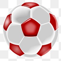 Football png illustration, transparent background. Free public domain CC0 image.