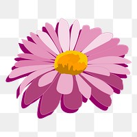 Flower png illustration, transparent background. Free public domain CC0 image.