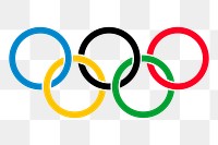 Olympic symbols png illustration, transparent background. Free public domain CC0 image. BANGKOK, THAILAND, 30 JUNE 2023 BANGKOK, THAILAND, 30 JUNE 2023