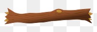 Wooden stick png illustration, transparent background. Free public domain CC0 image.