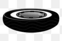 Car wheel png illustration, transparent background. Free public domain CC0 image.