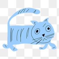 Cat png illustration, transparent background. Free public domain CC0 image.