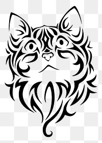 Cat png illustration, transparent background. Free public domain CC0 image.