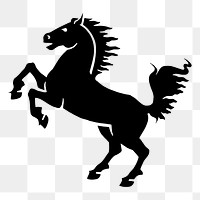 Horse png illustration, transparent background. Free public domain CC0 image.