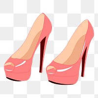 High heels png illustration, transparent background. Free public domain CC0 image.