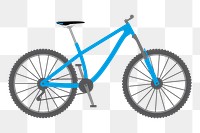 Bicycle png illustration, transparent background. Free public domain CC0 image.