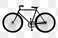 Bicycle png illustration, transparent background. Free public domain CC0 image.