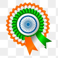 Indian ribbon png illustration, transparent background. Free public domain CC0 image.