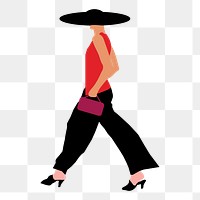 Female model png illustration, transparent background. Free public domain CC0 image.