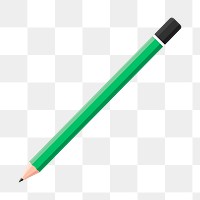 Pencil png illustration, transparent background. Free public domain CC0 image.