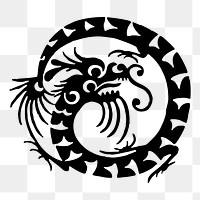 Dragon png illustration, transparent background. Free public domain CC0 image.