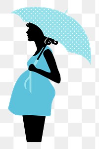 Pregnant woman png illustration, transparent background. Free public domain CC0 image.