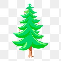 Christmas tree png illustration, transparent background. Free public domain CC0 image.